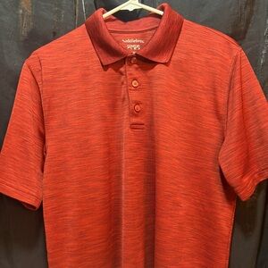 3/$20  Saddlebred Vibrant Red Polo Shirt